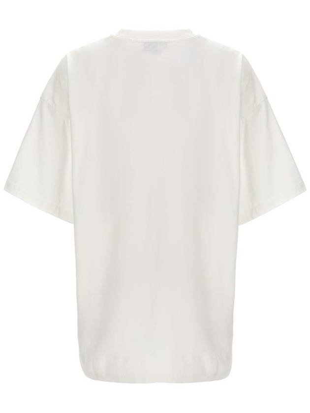 Short Sleeve T-Shirt OMAA161C99JER001 0110 White - OFF WHITE - BALAAN 3