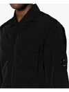 Chrome-R Pocket Over Long Sleeve Shirt Black - CP COMPANY - BALAAN 5