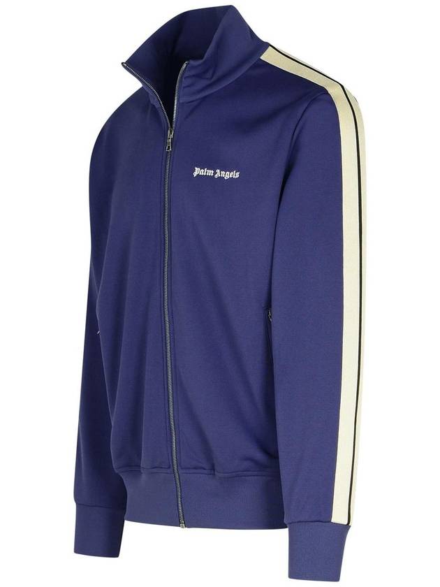 Palm Angels Classic Logo Track Jacket Navy Blue - PALM ANGELS - BALAAN 3