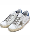 Women's Blue Tab Superstar Classic Low Top Sneakers White - GOLDEN GOOSE - BALAAN 2