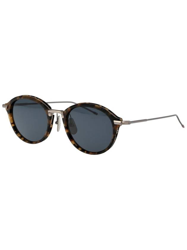 Eyewear Tortoiseshell Round Frame Sunglasses UES011AG0003 - THOM BROWNE - BALAAN 3