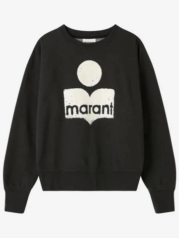 W Isabel Marant Mobily Sweatshirt Faded Black SW0011FA A1M78E 02FK - ISABEL MARANT - BALAAN 1