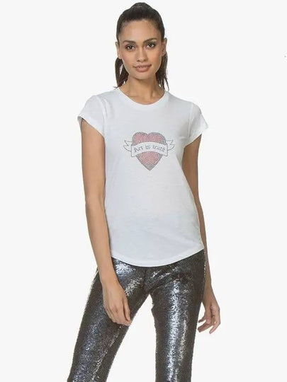 Skinny Heart T-Shirt SHTS1823F - ZADIG & VOLTAIRE - BALAAN 2