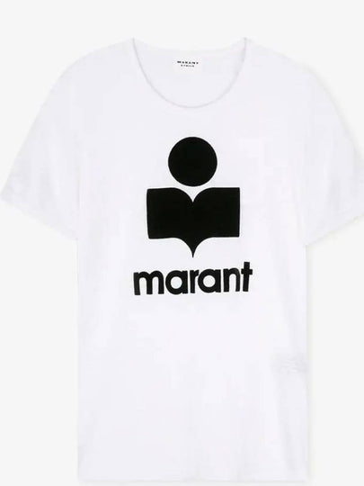 Women's Coldy White T-Shirt TS0004FA A1N09E 20WH - ISABEL MARANT - BALAAN 2