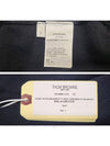 Men's Jersey Stitch V-Neck Cardigan Navy - THOM BROWNE - BALAAN 7