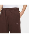 High Rise Pants DV7845 227 Brown WOMENS S Asian Fit - NIKE - BALAAN 4