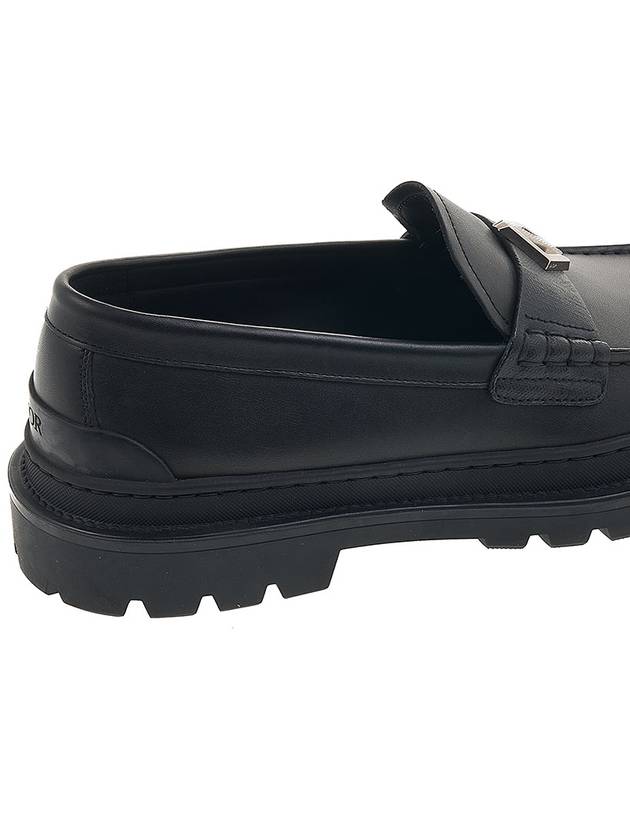 Explorer Smooth Calfskin Loafers Black - DIOR - BALAAN.