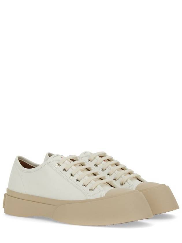 Pablo Platform Nappa Leather Low Top Sneakers Lilywhite - MARNI - BALAAN 3