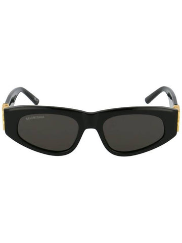 Women's BB Monogram Frame Sunglasses Black - BALENCIAGA - BALAAN 1