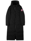 Mystique Satin Long Parka Black - CANADA GOOSE - BALAAN 2