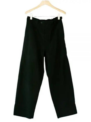 MHL DRY COTTON GABARDINE MHTR0507S24KQR BLK pants - MARGARET HOWELL - BALAAN 1