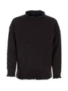 Reversible Pullover Wool Knit Top Black - SACAI - BALAAN 2