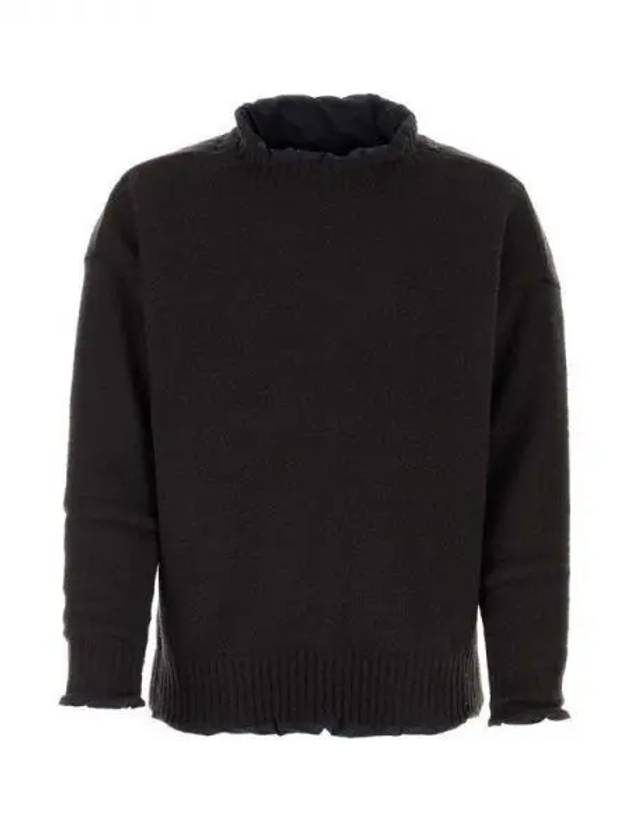 Reversible Pullover Wool Knit Top Black - SACAI - BALAAN 2