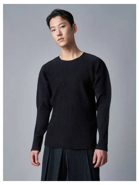 Basic long sleeve t shirt black contemporary domestic product GM0023092683316 - ISSEY MIYAKE - BALAAN 1