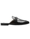 Princetown Horsebit Leather Mule Black - GUCCI - BALAAN 2