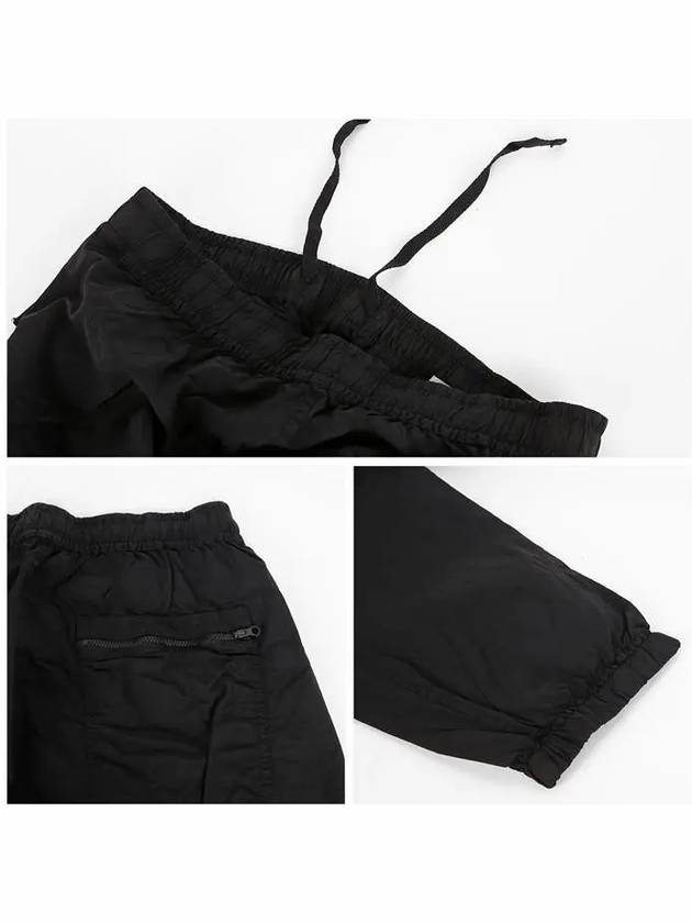 Econyl Regenerated Nylon Baggy Pants Black - STONE ISLAND - BALAAN 7