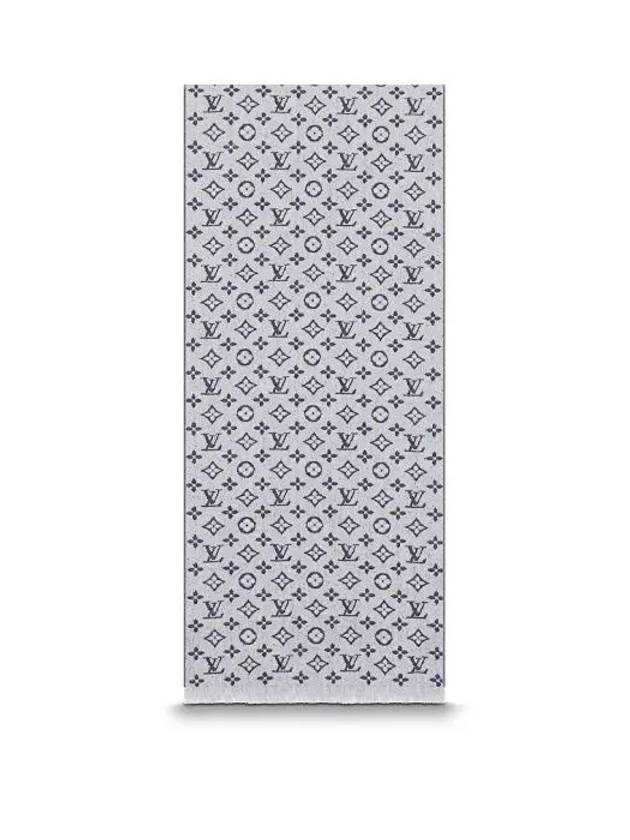 Monogram Classic Scarf Light Grey - LOUIS VUITTON - BALAAN 4