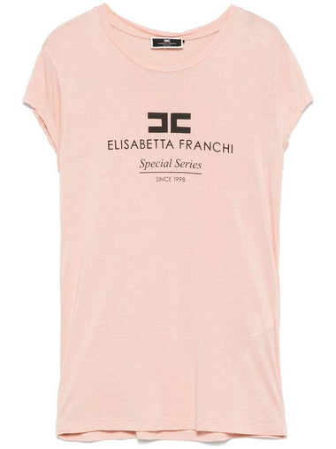 Elisabetta Franchi Logo-Print T-Shirt - ELISABETTA FRANCHI - BALAAN 1