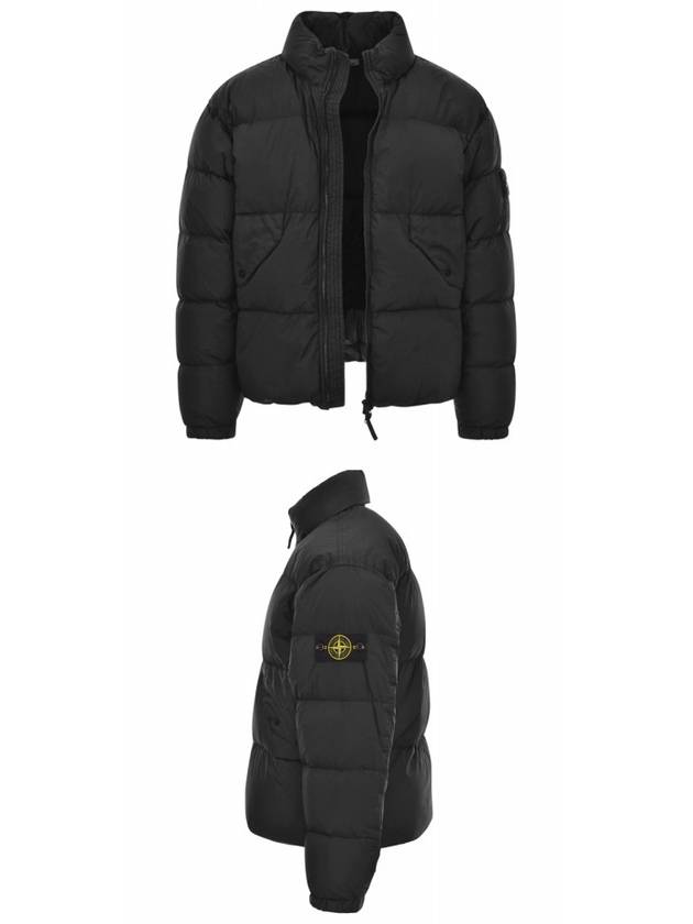 Crinkle Reps Compass Badge Down Padding  Black - STONE ISLAND - BALAAN 5