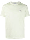 Logo Patch Chest Short Sleeve T-Shirt Mint - STONE ISLAND - BALAAN 1