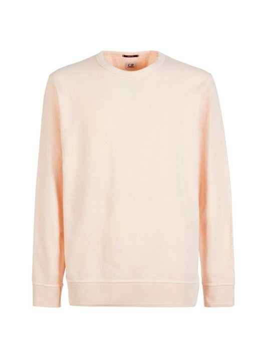 Men's Cotton Resist Dyed Sleeve Logo Sweatshirt Orange - CP COMPANY - BALAAN 1