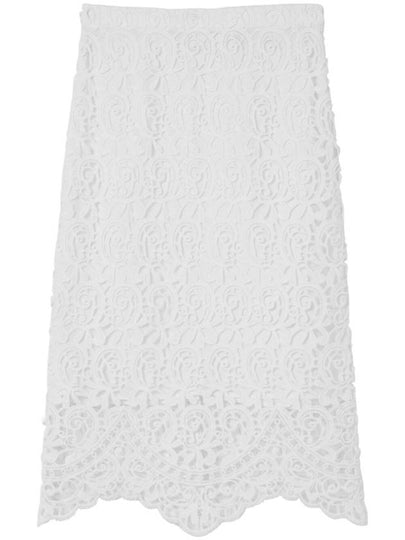 23 ss Lace Midi Skirt 8067787A1462 B0710227946 - BURBERRY - BALAAN 2