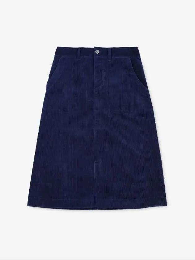 Women's Jennie A-Line Skirt Dark Blue - A.P.C. - BALAAN 4