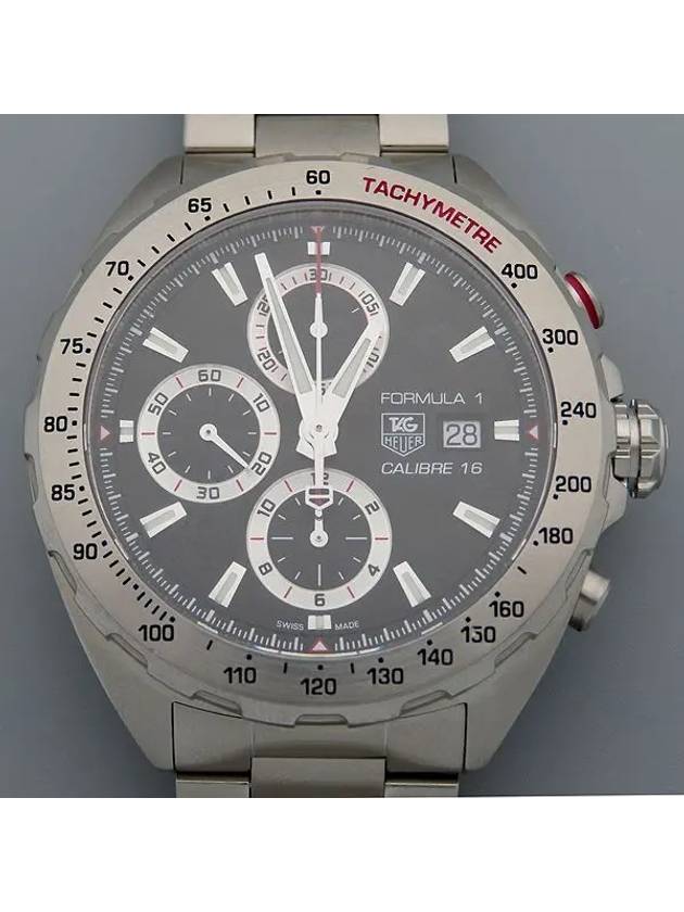 CAZ2010 0 FORMULA 1 Automatic Chrono 44MM Steel Bracelet Men s Watch - TAG HEUER - BALAAN 1