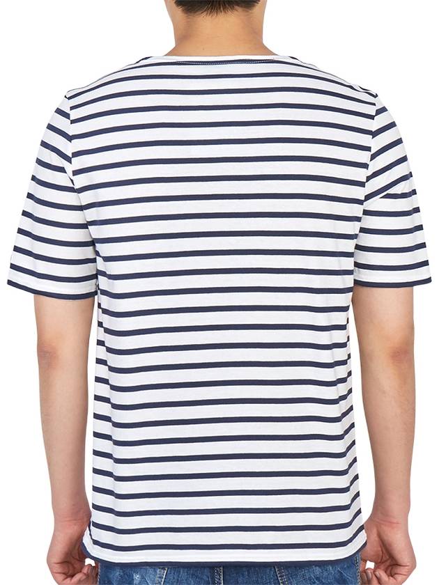 Levant Modern Striped Short Sleeve T-Shirt Marine - SAINT JAMES - BALAAN 6