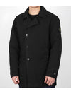 Wappen Patch Single Breasted Jacket Black - STONE ISLAND - BALAAN 2