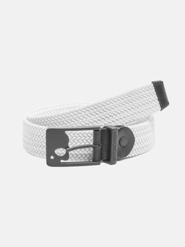 Leather Belt 715614 White - HYDROGEN - BALAAN 1