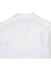 Women's Filomena Cotton Linen Long Sleeve Shirt White - LORO PIANA - BALAAN.