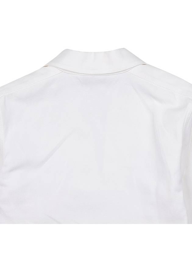 Women's Filomena Cotton Linen Long Sleeve Shirt White - LORO PIANA - BALAAN.