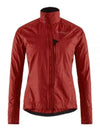 Women's Ansur Windproof Zip-Up Jacket Rose Red - KLATTERMUSEN - BALAAN 1