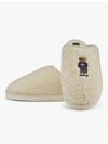 Kayleigh Scuff II Bear Mule Ivory - POLO RALPH LAUREN - BALAAN 5