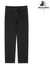 Men s Bonding Stitch Embroidery Denim 5414GXWD BLACK - BLACK&WHITE - BALAAN 1