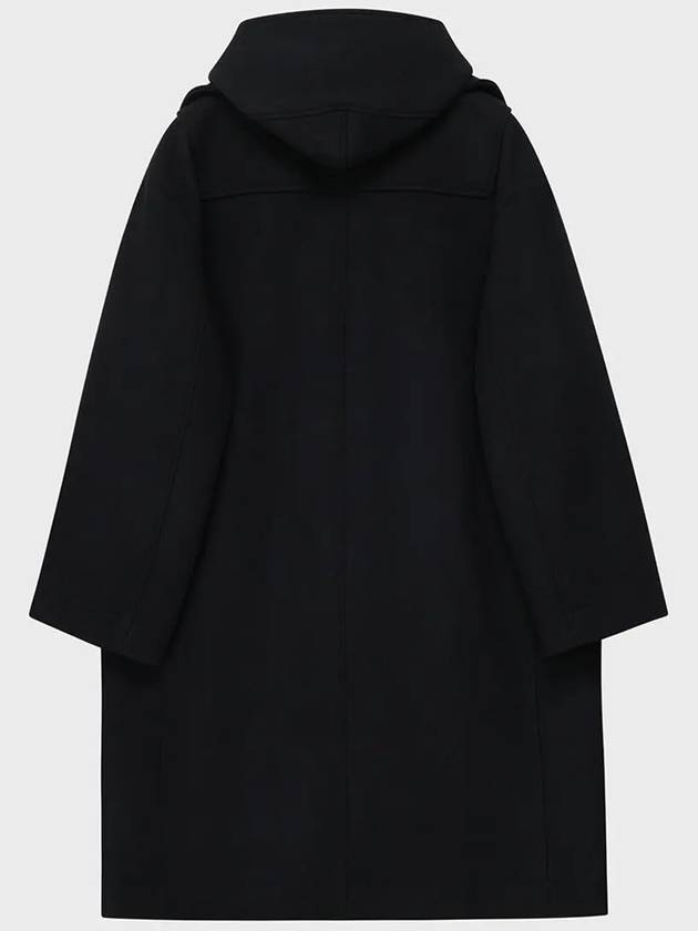 Neuer Overfit Hooded Double Coat Black - NOIRER - BALAAN 5
