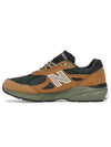 Made in USA 990v3 Low Top Sneakers Tan Green - NEW BALANCE - BALAAN 6