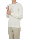 Men's Crew Neck Wool Knit Top Latte - DRUMOHR - BALAAN 6