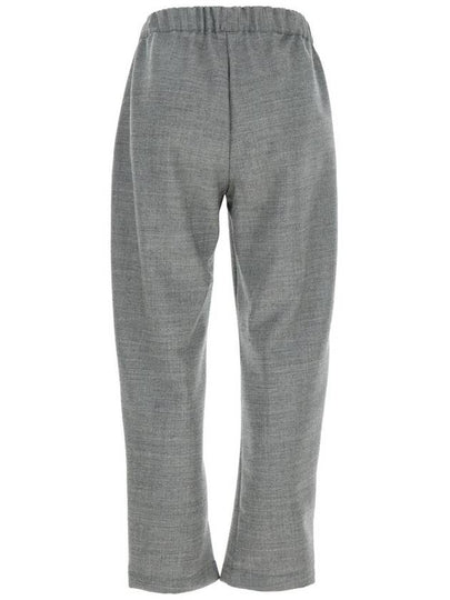 'Buddy' Grey Pants With Tapered Leg In Virgin Wool Woman - SEMI COUTURE - BALAAN 2