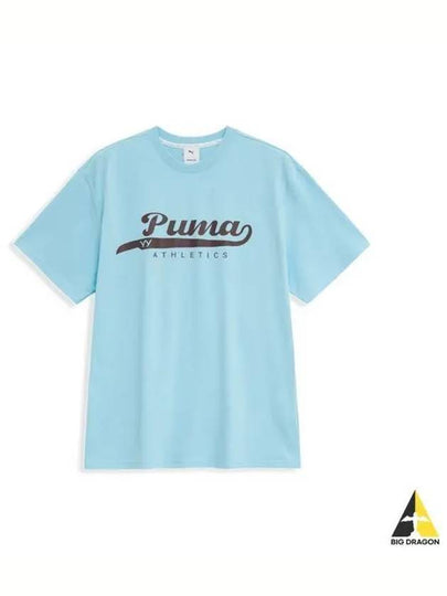 x OPEN YY Graphic Tee Silver Sky 940969 01 - PUMA - BALAAN 2