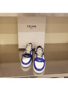 Velcro CT 02 Mid Top Sneakers Optic White Blue - CELINE - BALAAN 2