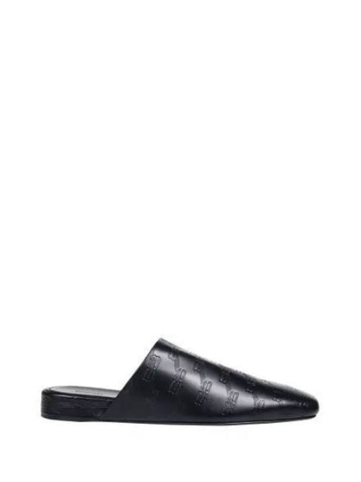 Debossed Logo Leather Mule Black - BALENCIAGA - BALAAN 2