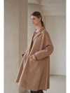 Overfit Double Button Handmade Wool CoatBeige - CAHIERS - BALAAN 8