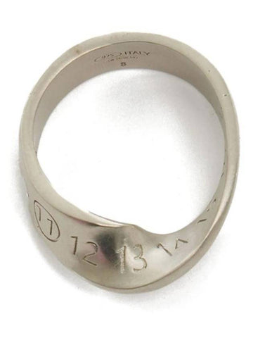 Number motif twist ring SM2UQ0031S12975951 - MAISON MARGIELA - BALAAN 1