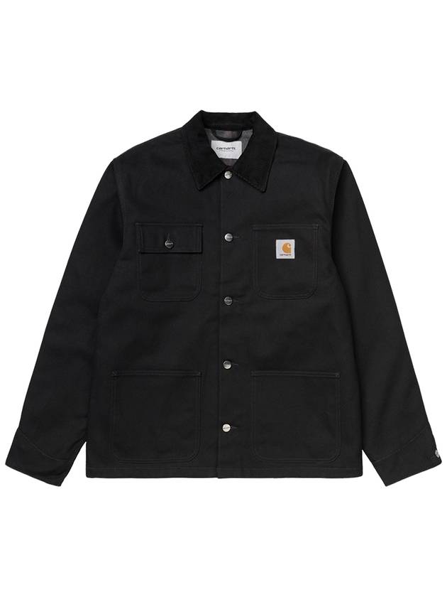 Dearborn Canvas Michigan Chore Shirt Jacket Black - CARHARTT WIP - BALAAN 2