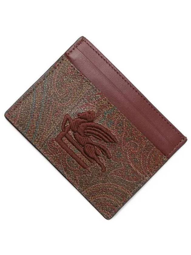 Paisley Card Wallet Brown - ETRO - BALAAN 2