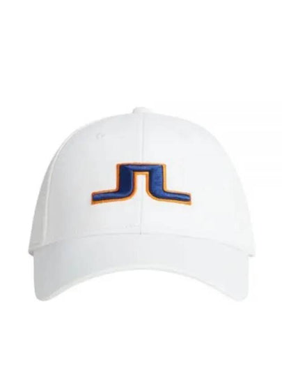 Anga Embroidered Logo Ball Cap White - J.LINDEBERG - BALAAN 2