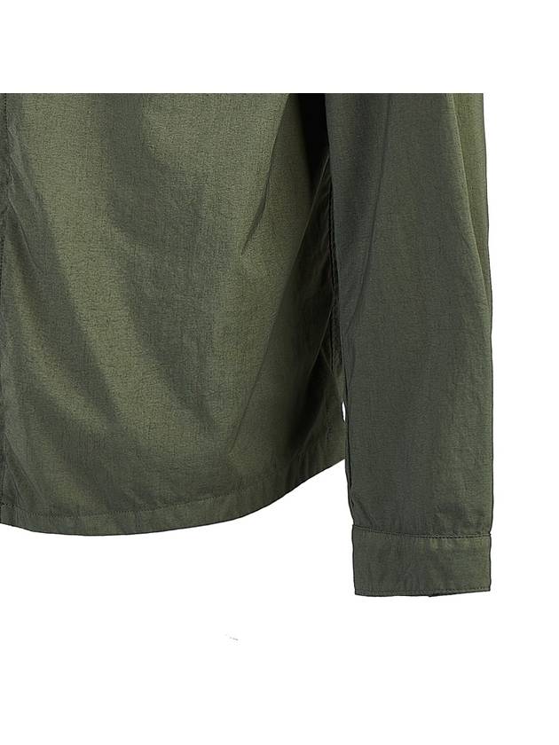 Tylon P Lens Overshirt Zip Up Jacket Green - CP COMPANY - BALAAN 7