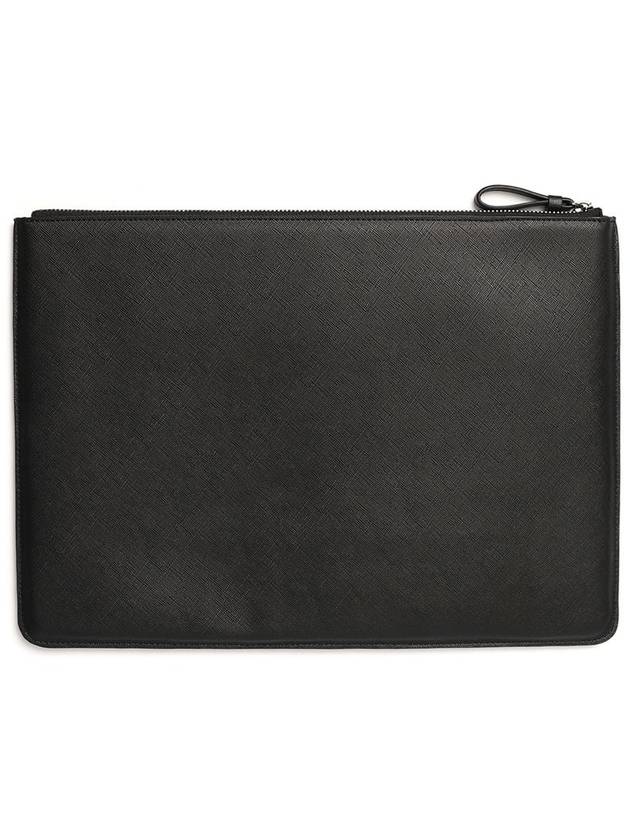 Saffiano Classic Clutch Bag Black - VANN WORKS - BALAAN 3